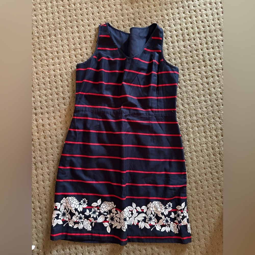 Tommy Hilfiger Navy and Red Dress